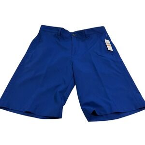 IZOD Golf Sodalite Blue Flat Front Shorts Men's Size 33‎ NWT Casual